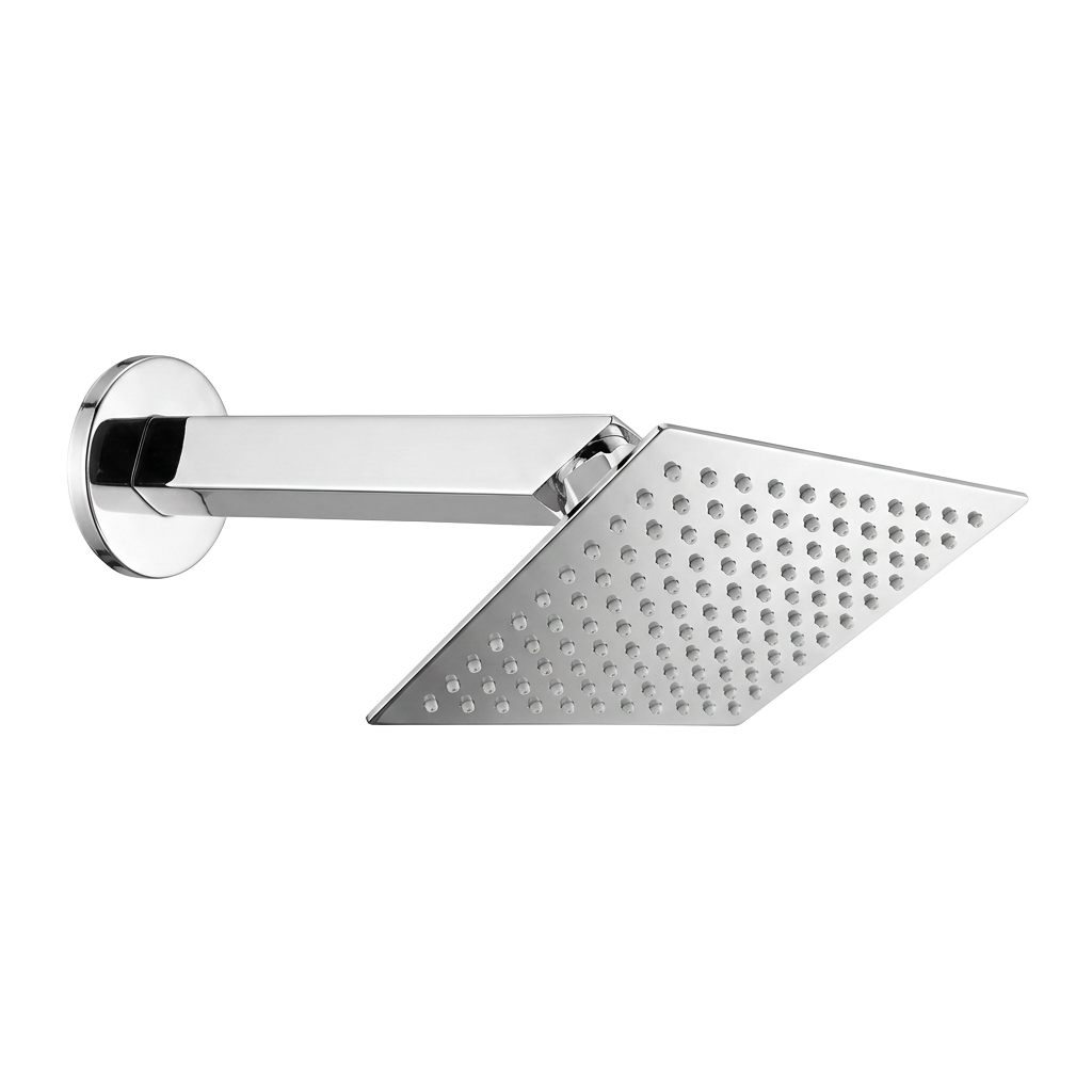 Breeza polished chrome overhead shower