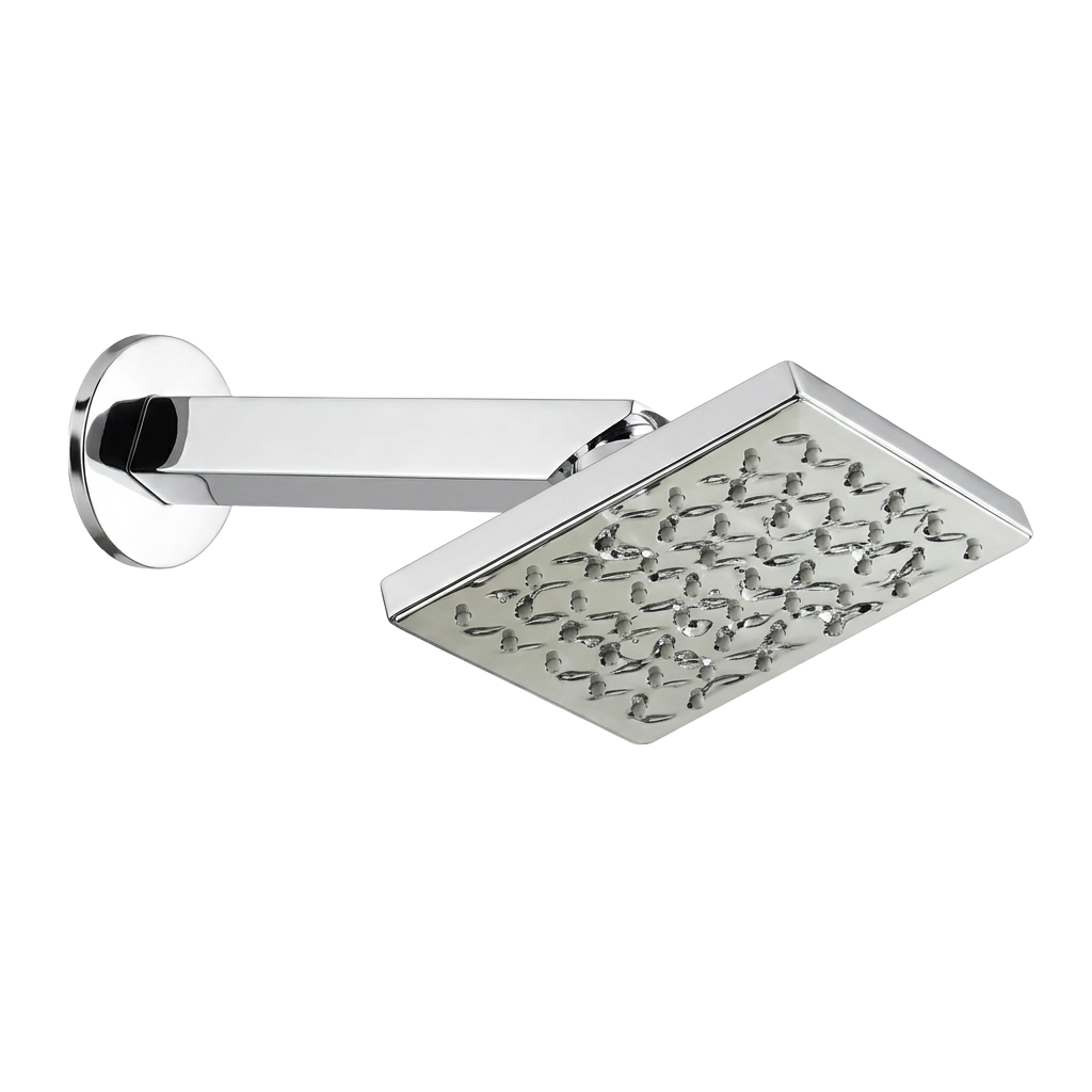 Castella polished chrome overhead shower