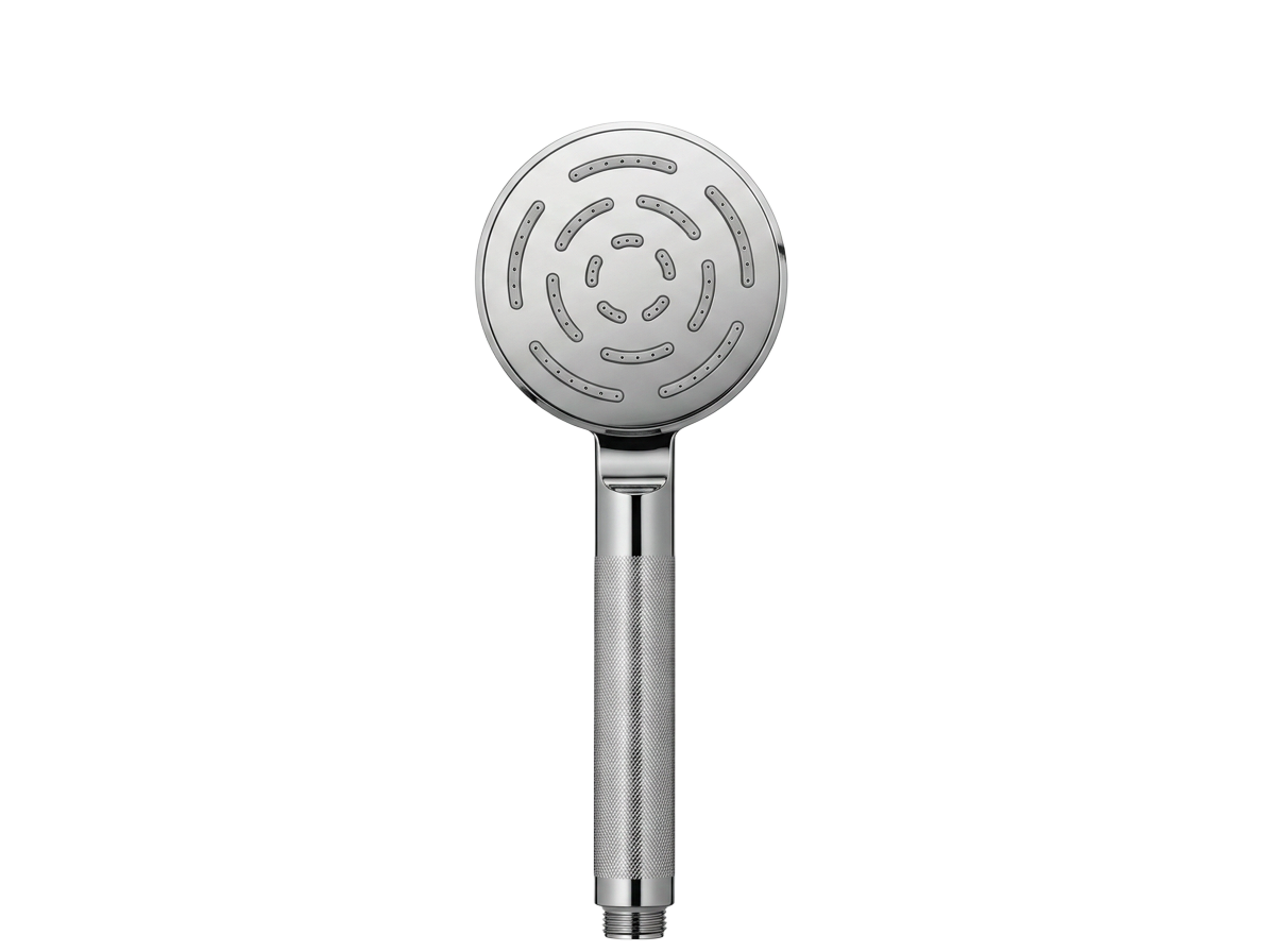 Maze Round polished chrome hand shower