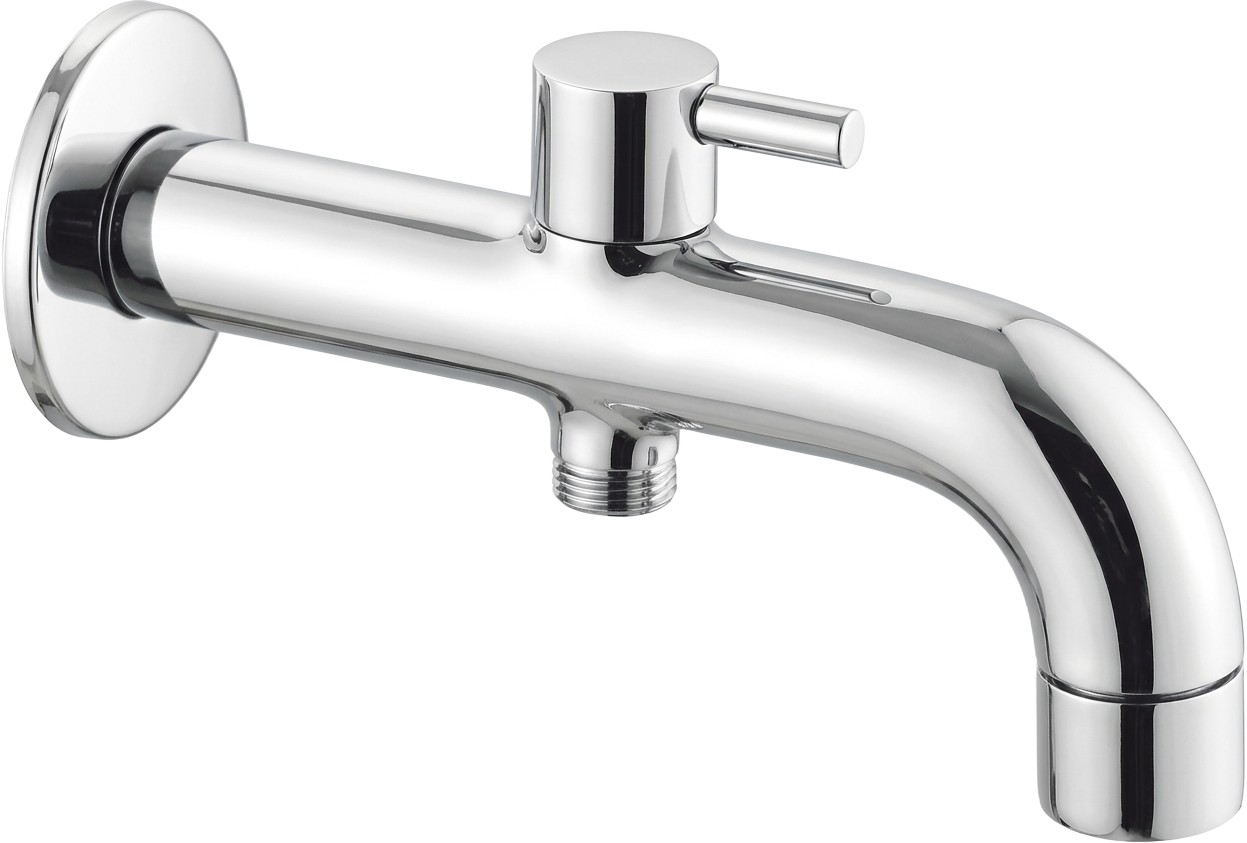 Novex Tip-Ton polished chrome bath spout