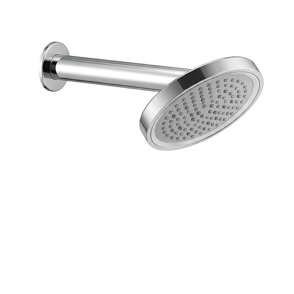 Saguav polished chrome wall arm shower