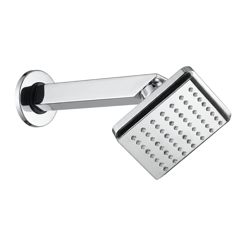 Solitair polished chrome overhead shower